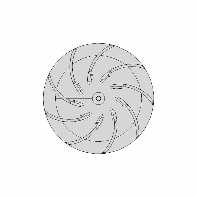 Handheld Vacuum Cleaner Motor And Impeller Assembly - Standard Mechanical Component