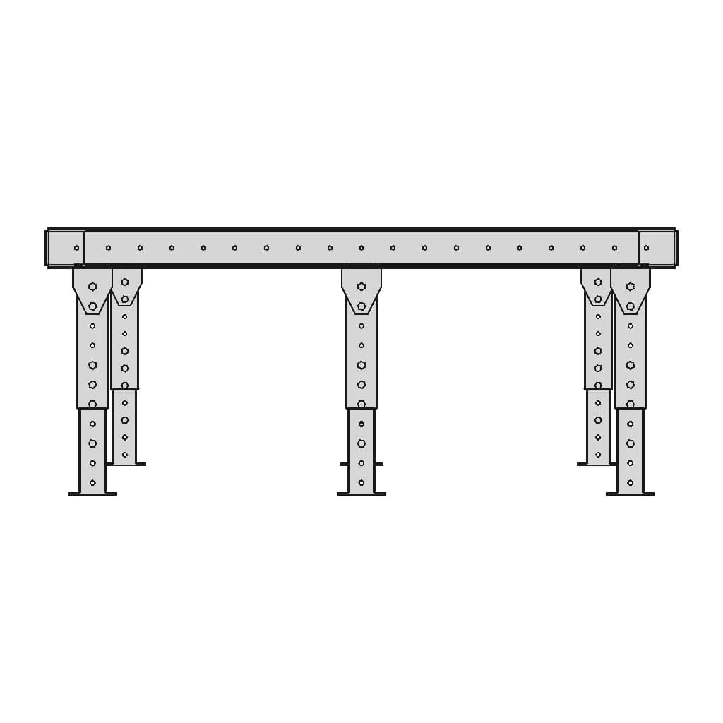 Transportador De Rodillos - Downloadable CAD Representation_0_0_degree_snapshot