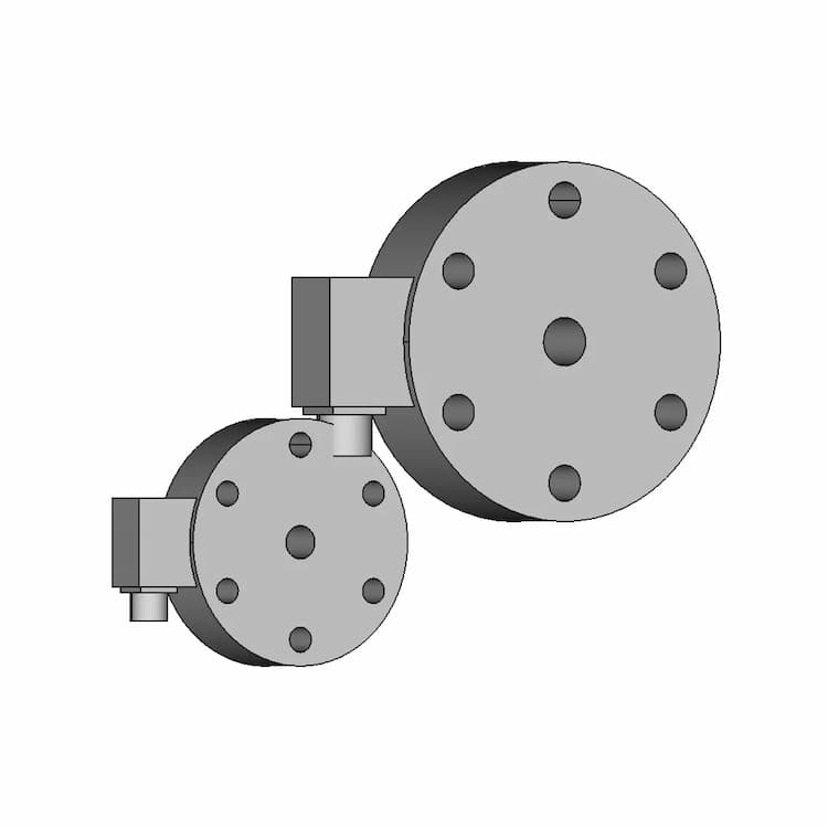 Honeywell Load Cell 41E Low Res Model - Downloadable CAD Representation