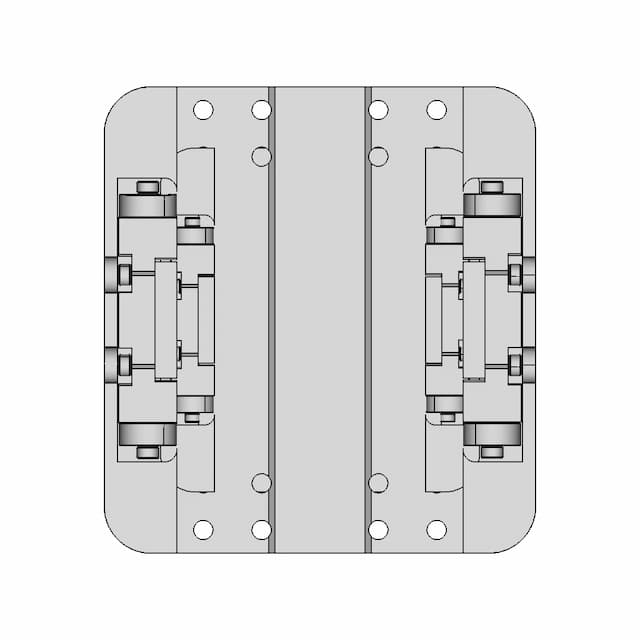 Cnc 200W Module Bracing Bracket Kit - Downloadable CAD Representation