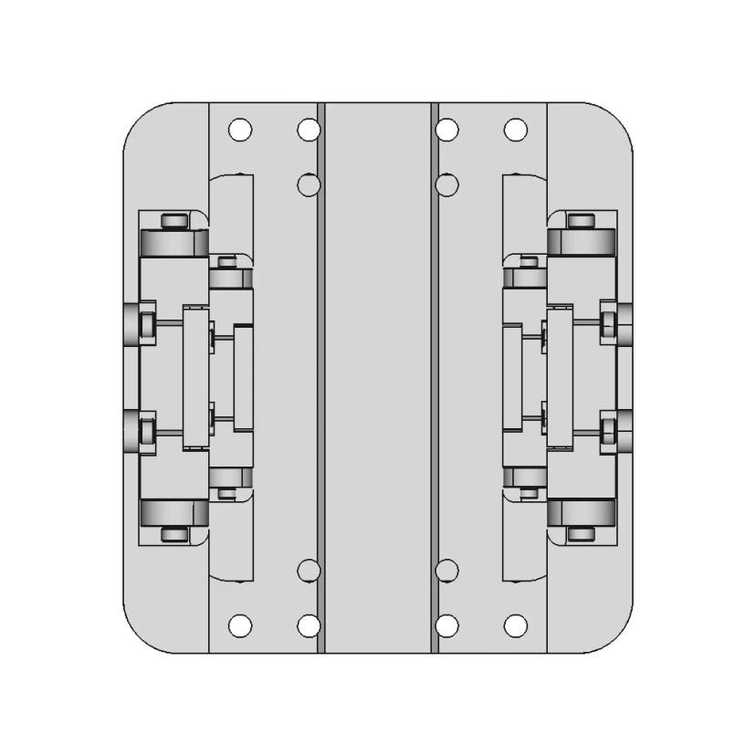 Cnc 200W Module Bracing Bracket Kit - Downloadable CAD Representation