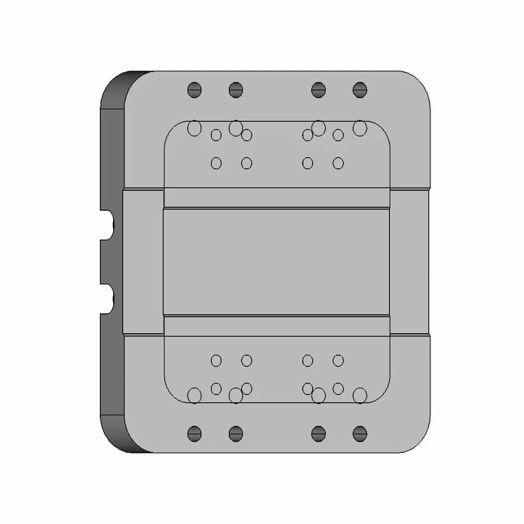 Cnc 200W Module Bracing Bracket Kit - Downloadable CAD Representation