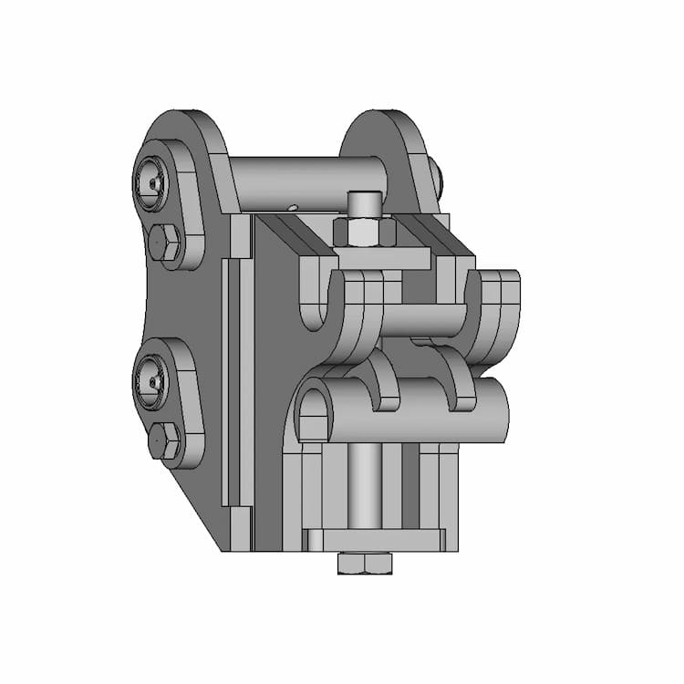 Mechanical Quick Change Hitch For Small Digger Quick Coupler - Standard Mechanical Component