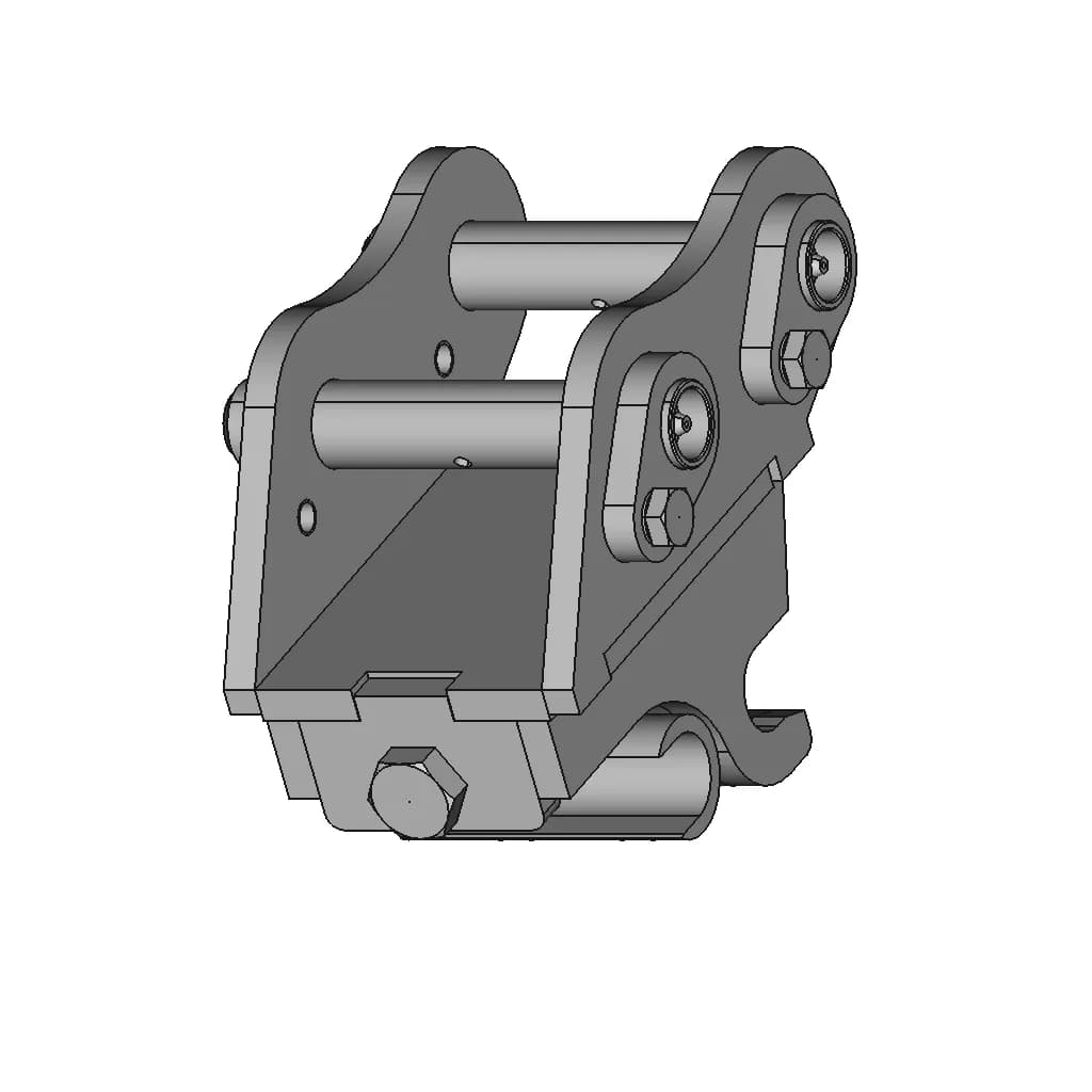 Mechanical Quick Change Hitch For Small Digger Quick Coupler - Standard Mechanical Component_60_30_degree_snapshot