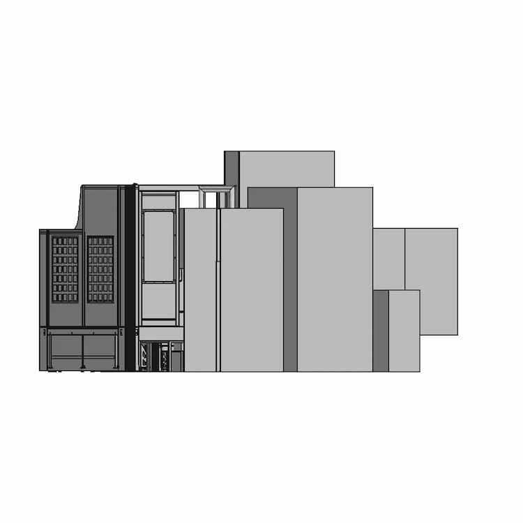 Cnc Borverk With Protection Cover Wall | 3D Engineering Design File