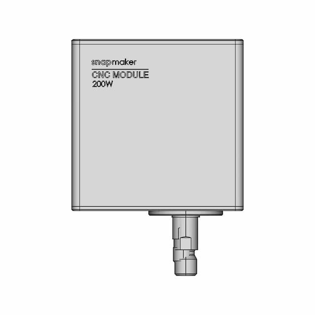 Snapmaker T 350 Cnc Module 200W - Downloadable CAD Representation