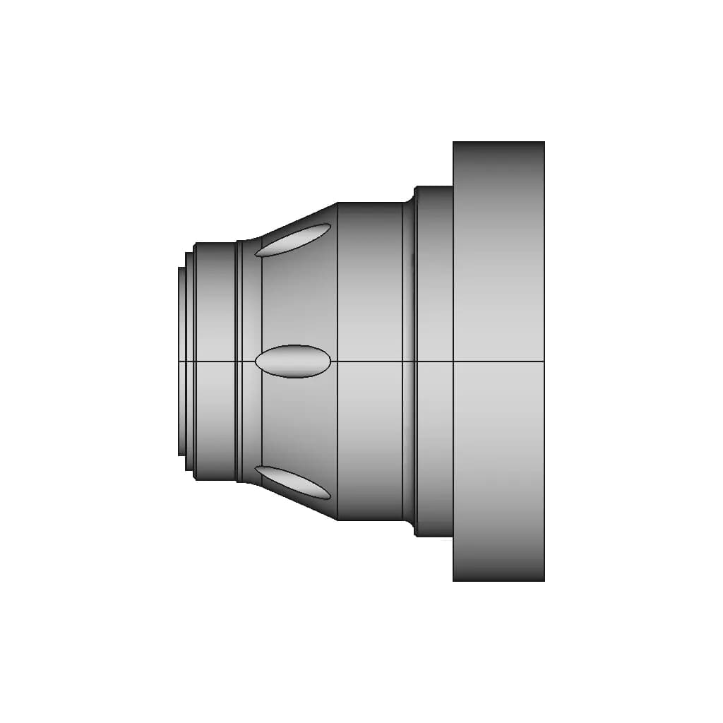 Royal Qg65 Collet Chuck | 3D Engineering Design File_0_90_degree_snapshot
