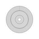 Polia De Dois Canais | 3D Engineering Design File_0_270_degree_snapshot