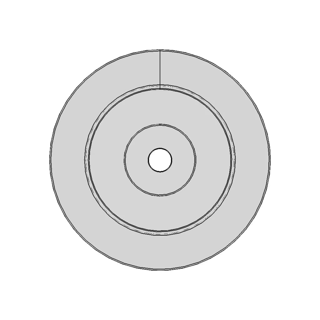 Polia De Dois Canais | 3D Engineering Design File_0_90_degree_snapshot