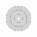 Polia De Dois Canais | 3D Engineering Design File_0_90_degree_snapshot