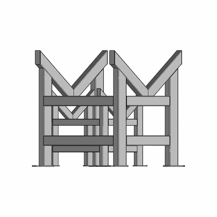 Pipe Stand Heavy | 3D Engineering Design File