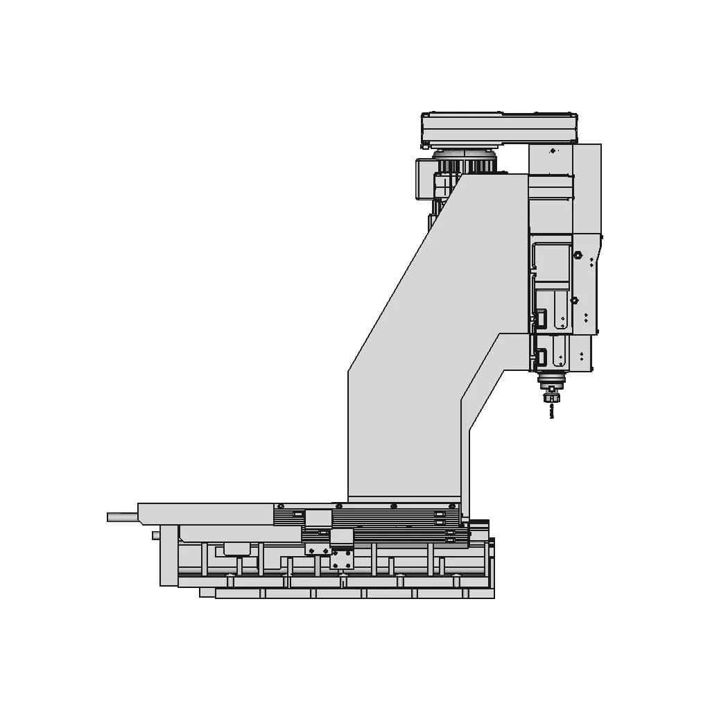 Multi Section Milling Machine - Standard Mechanical Component_0_270_degree_snapshot