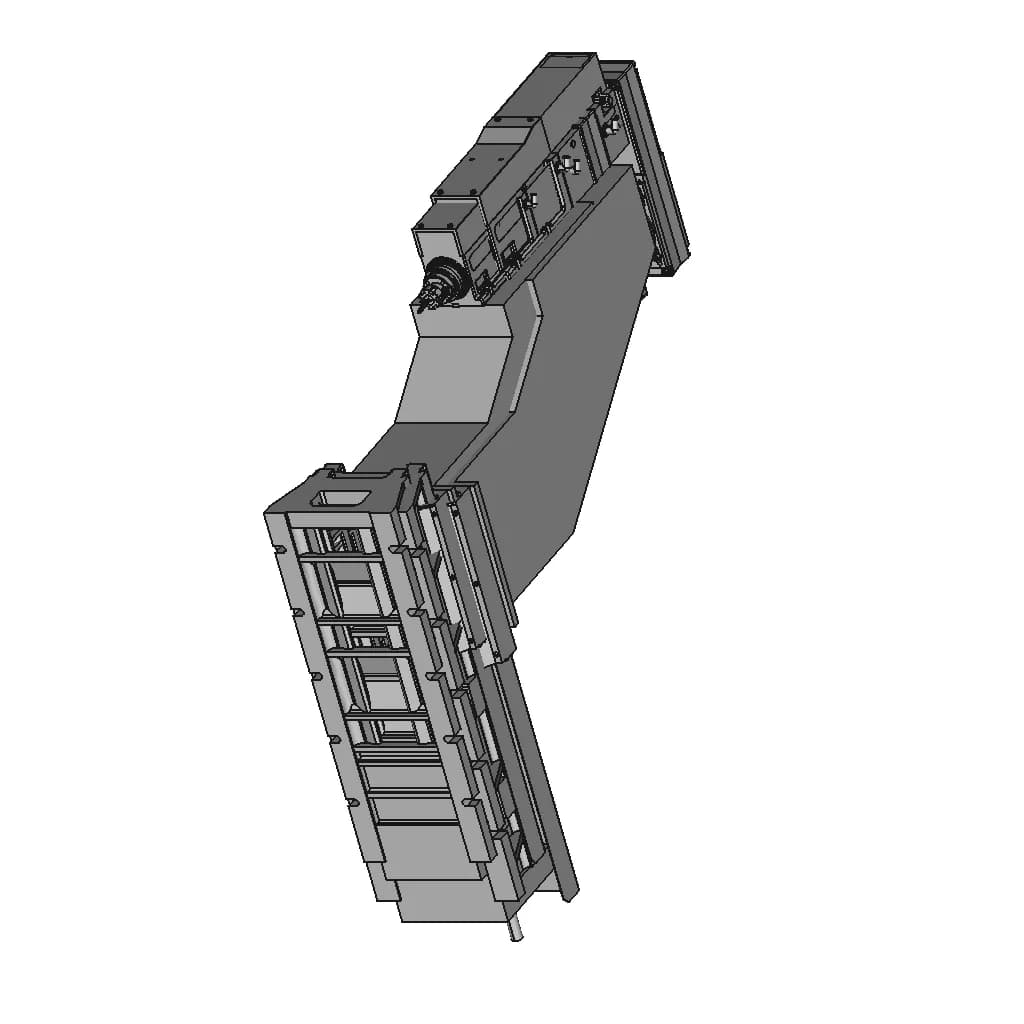 Multi Section Milling Machine - Standard Mechanical Component_60_30_degree_snapshot