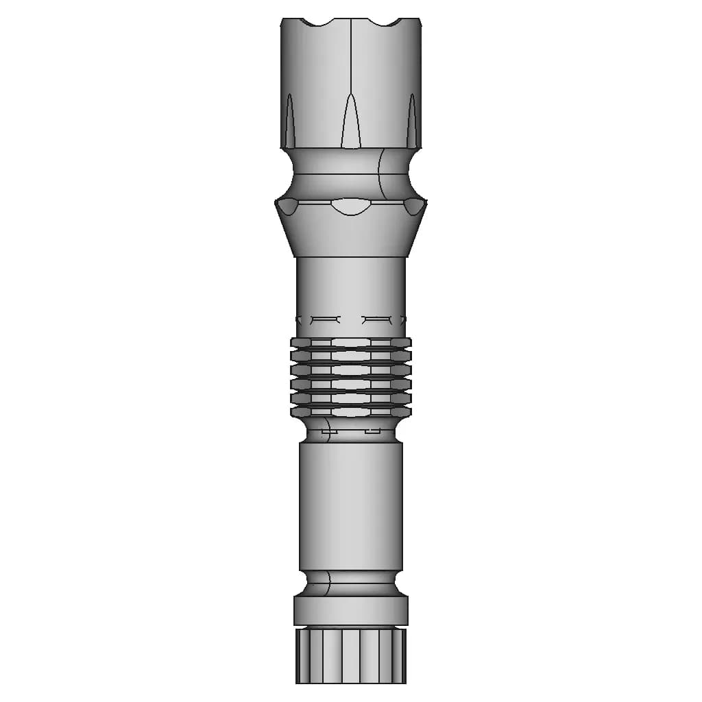 Flashlightproduct | High-Quality CAD Model_90_0_degree_snapshot