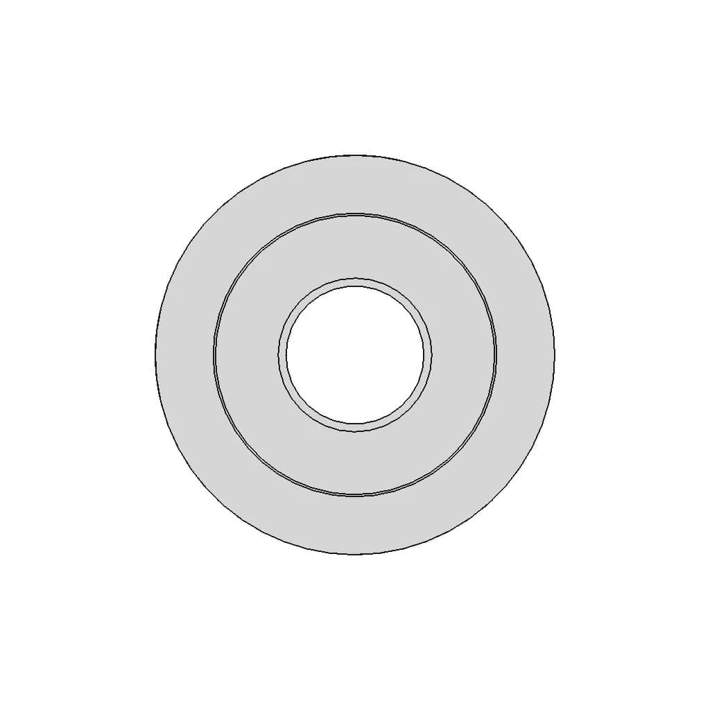 Idler Pulley 16 Teeths 16Tb5W | High-Quality CAD Model_0_90_degree_snapshot