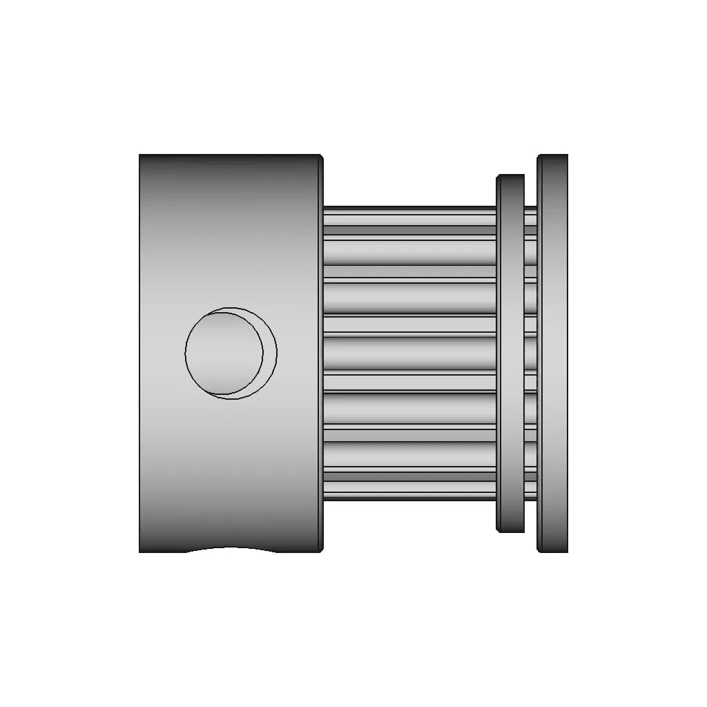 Idler Pulley 16 Teeths 16Tb5W | High-Quality CAD Model_270_0_degree_snapshot