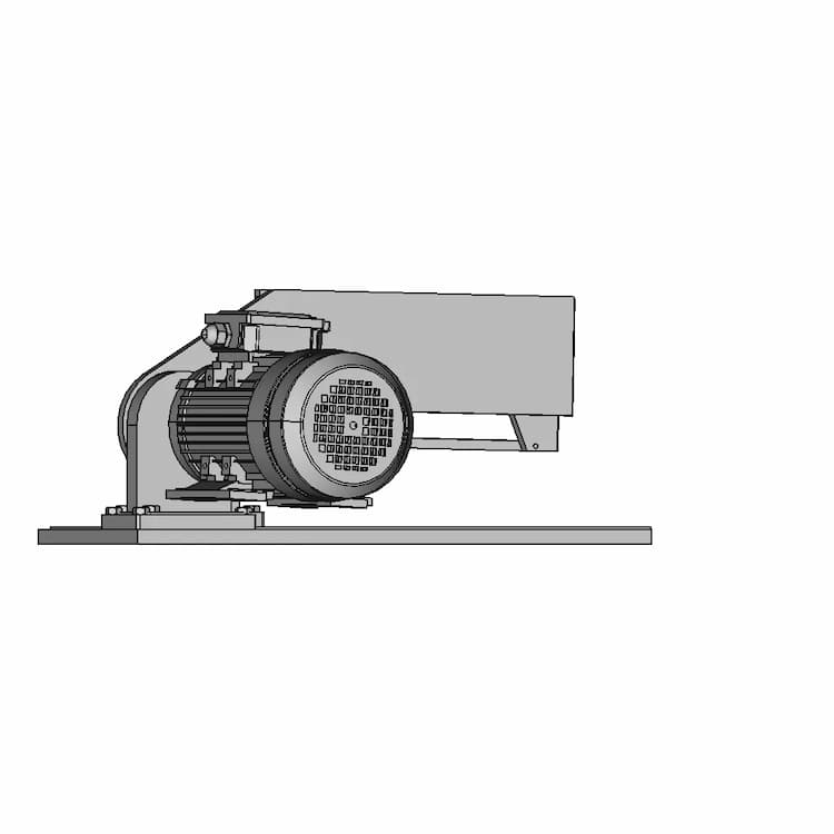 Powered Hacksaw With Electrical Motor | High-Quality CAD Model