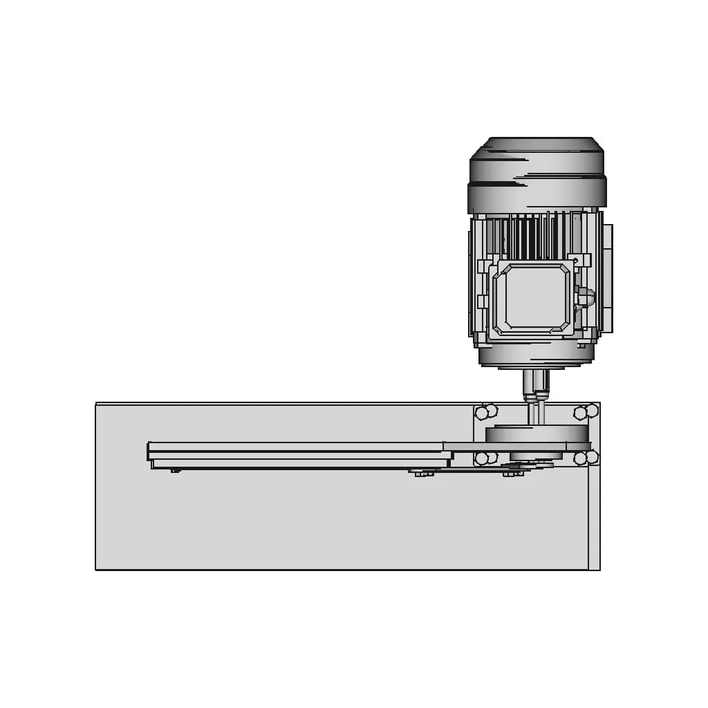 Powered Hacksaw With Electrical Motor | High-Quality CAD Model_270_0_degree_snapshot