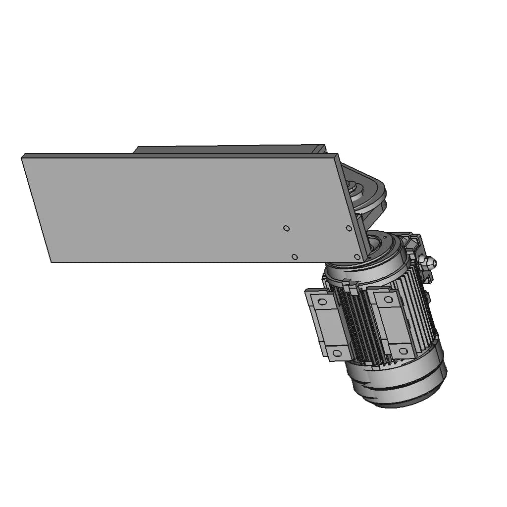 Powered Hacksaw With Electrical Motor | High-Quality CAD Model_60_30_degree_snapshot