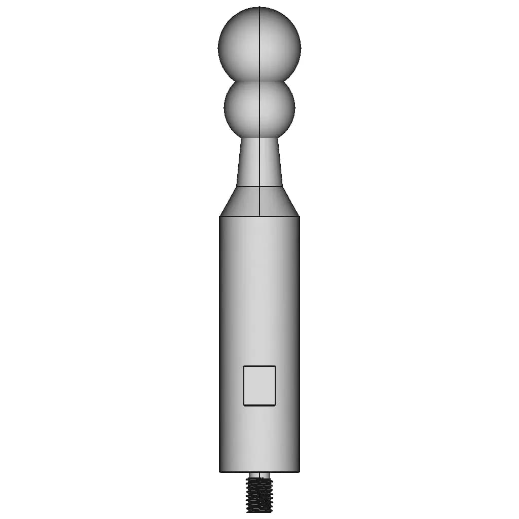 Coordinate Measuring Machine Origin Sphere - Downloadable CAD Representation_0_90_degree_snapshot