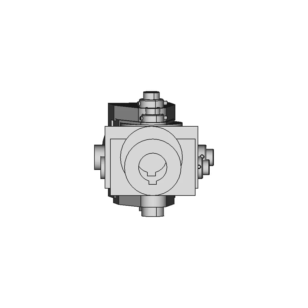 Universal Joint - Standard Mechanical Component_90_0_degree_snapshot
