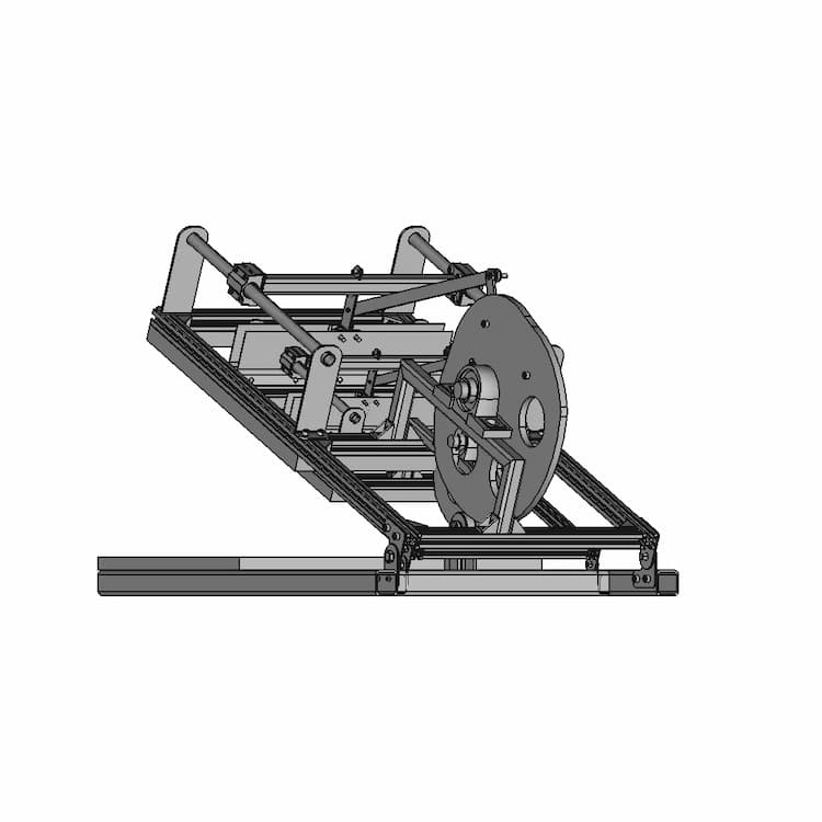 Screen Printing Machine Design - Downloadable CAD Representation