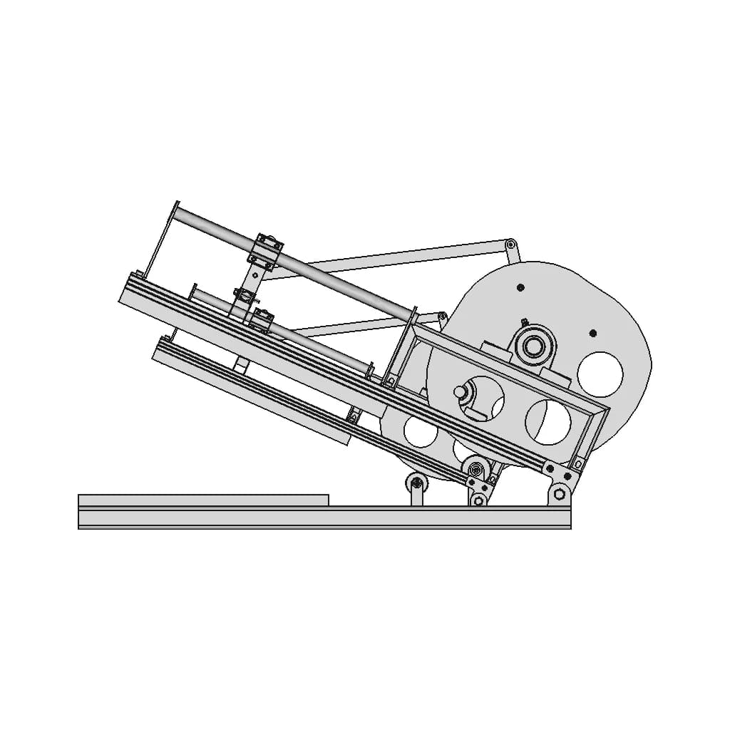 Screen Printing Machine Design - Downloadable CAD Representation_0_90_degree_snapshot