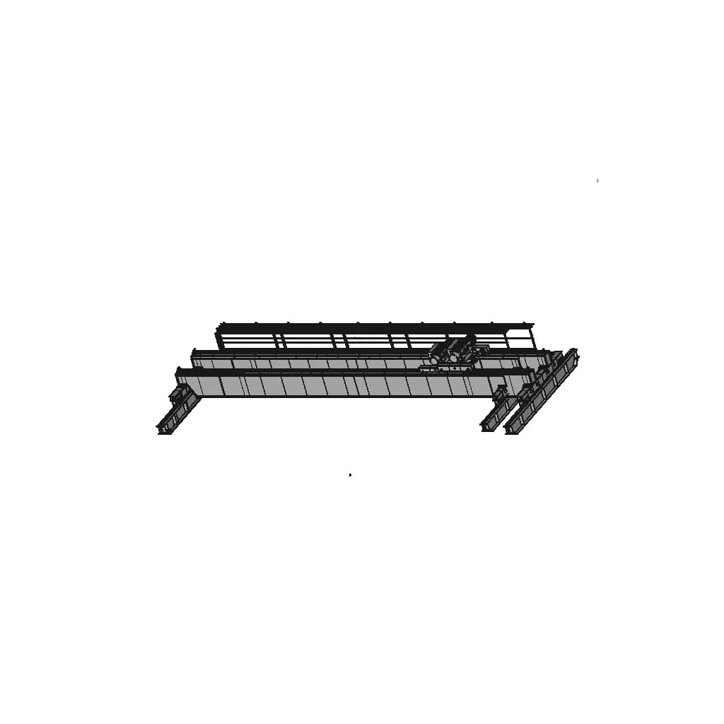 Overhang Crane 10 Ton | High-Quality CAD Model_60_30_degree_snapshot