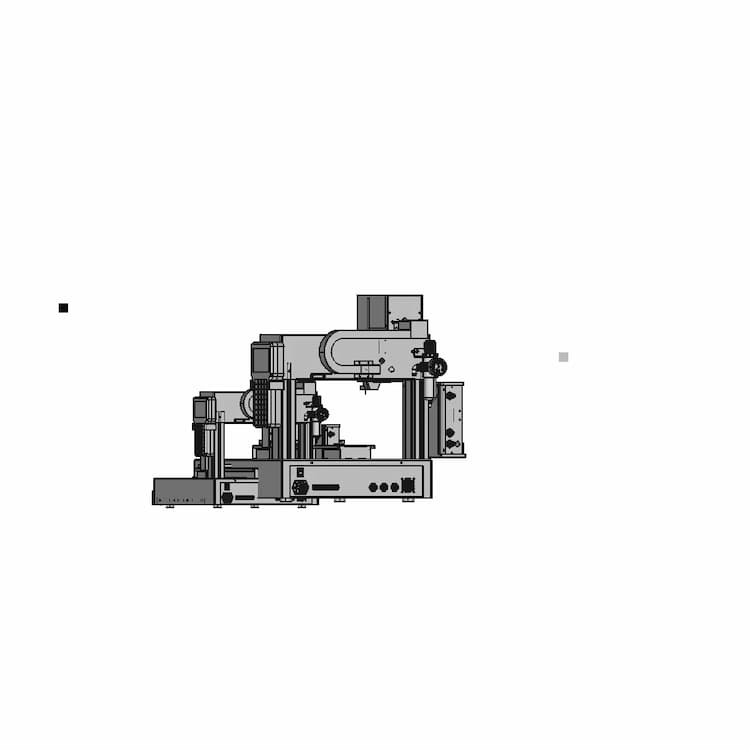 Desktop Three Axis Dispensing Machine - Downloadable CAD Representation
