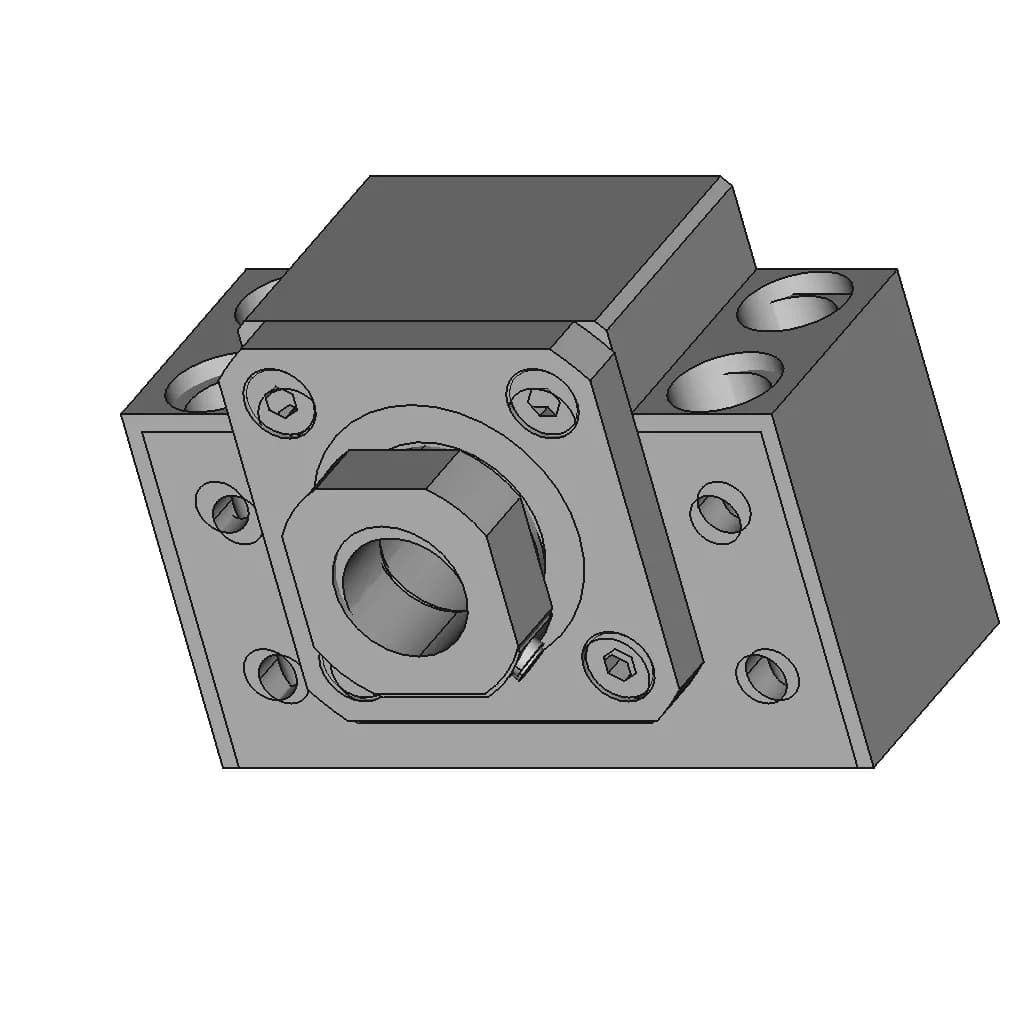 Poltech Bk 15 Pillow Block | 3D Engineering Design File_60_30_degree_snapshot