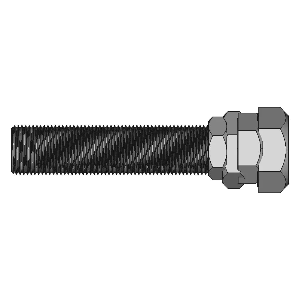 Nut And Bolt M20X1 5X100 | 3D Engineering Design File_0_0_degree_snapshot