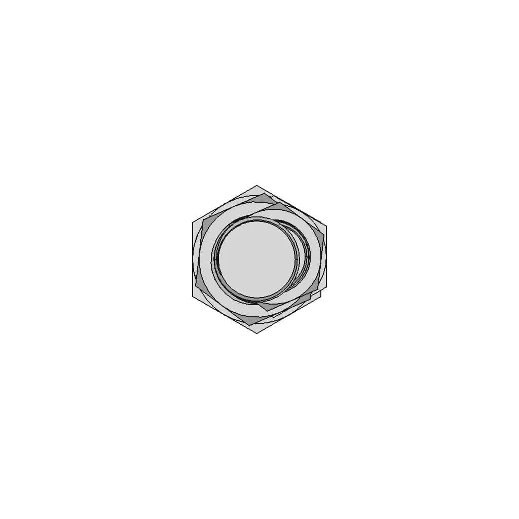 Nut And Bolt M20X1 5X100 | 3D Engineering Design File_0_270_degree_snapshot