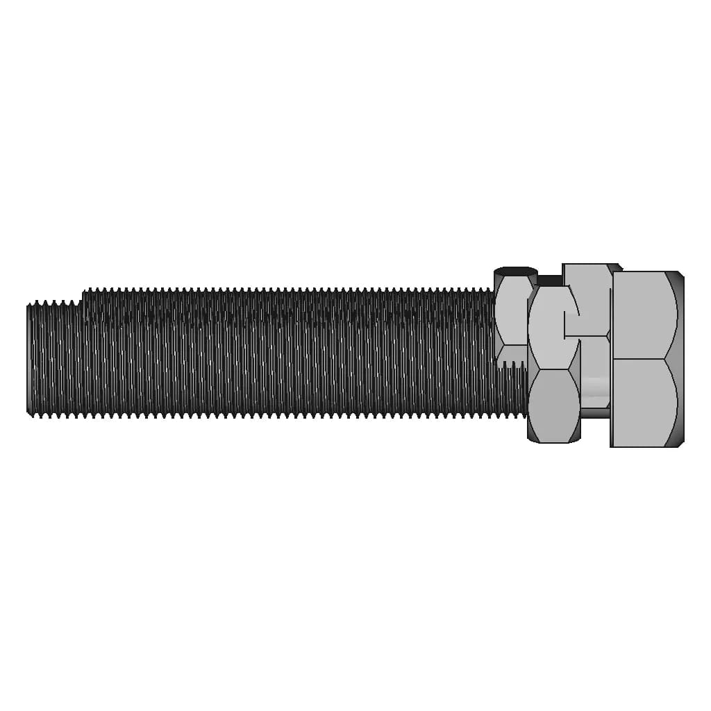 Nut And Bolt M20X1 5X100 | 3D Engineering Design File_90_0_degree_snapshot