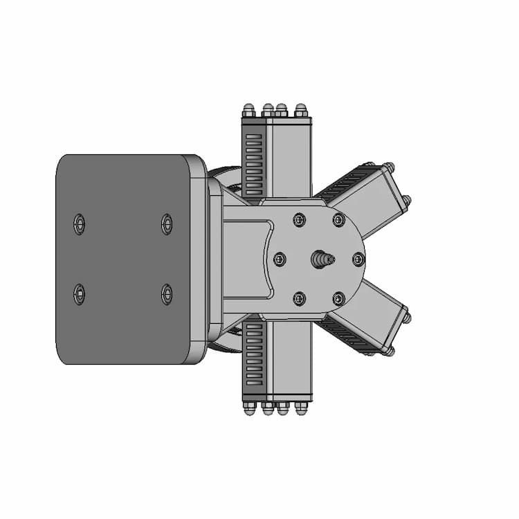 Radial Engine Pneumatic | High-Quality CAD Model