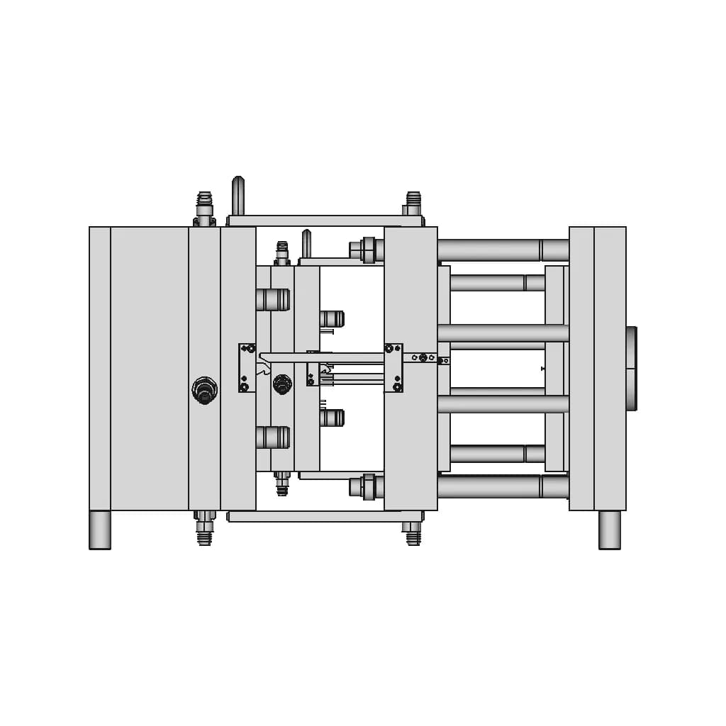Three Plate Injection Molding - Downloadable CAD Representation_0_270_degree_snapshot