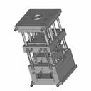 Three Plate Injection Molding - Downloadable CAD Representation_60_30_degree_snapshot