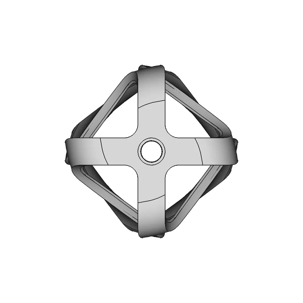 Blender Mixer Blade - Downloadable CAD Representation_90_0_degree_snapshot