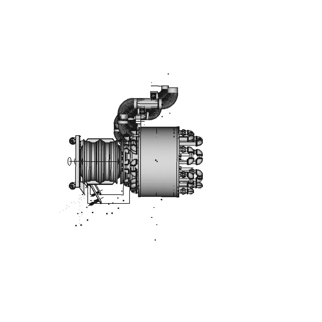 Semi Truck Wheel Wood Stove Heat Exchanger Boiler | 3D Engineering Design File_0_270_degree_snapshot