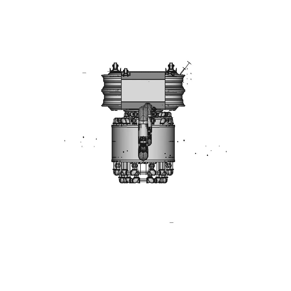 Semi Truck Wheel Wood Stove Heat Exchanger Boiler | 3D Engineering Design File_270_0_degree_snapshot