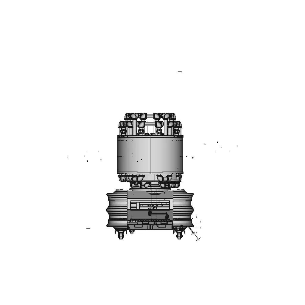 Semi Truck Wheel Wood Stove Heat Exchanger Boiler | 3D Engineering Design File_90_0_degree_snapshot