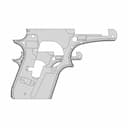 Beretta 21A Frame Model Fixed 1 - Downloadable CAD Representation_0_0_degree_snapshot