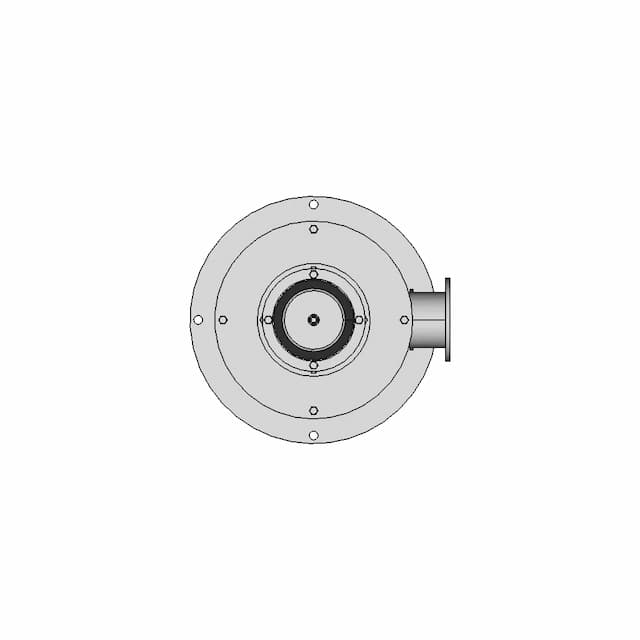Vacuum Angle Gate Valve With Remote Control - Standard Mechanical Component
