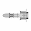 Vacuum Angle Gate Valve With Remote Control - Standard Mechanical Component_0_90_degree_snapshot