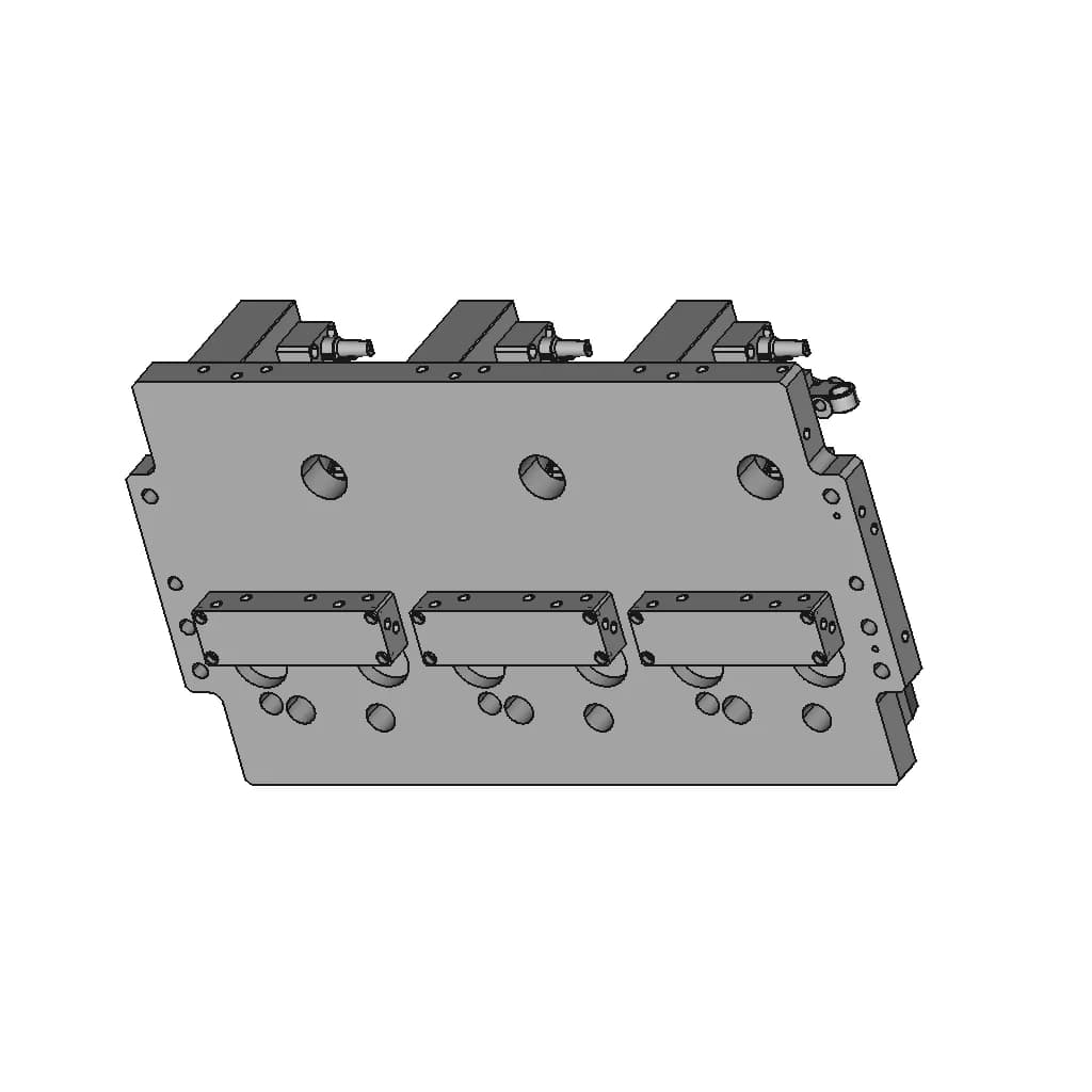 Hydraulic Clamping Rotary Vmc Fixture | High-Quality CAD Model_60_30_degree_snapshot