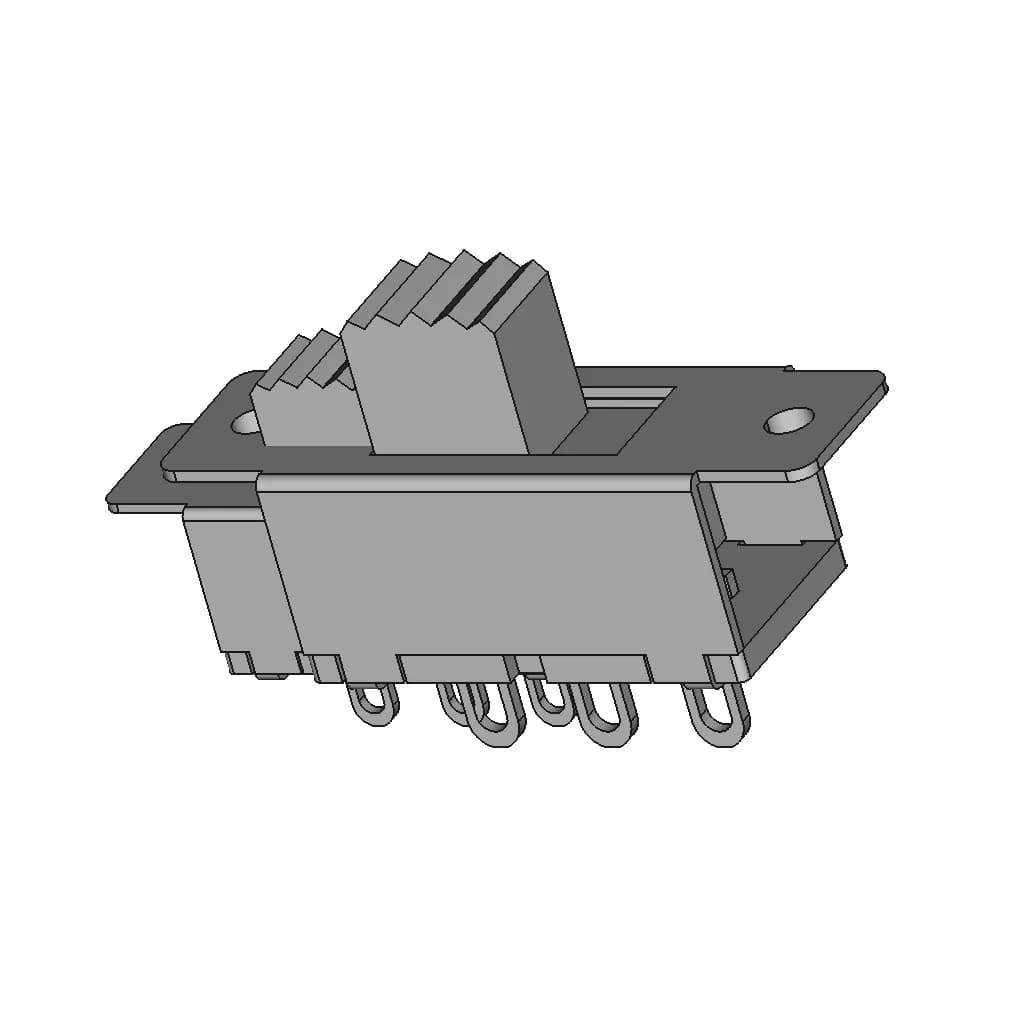 7 X 23Mm Toggle Switch | High-Quality CAD Model_60_30_degree_snapshot