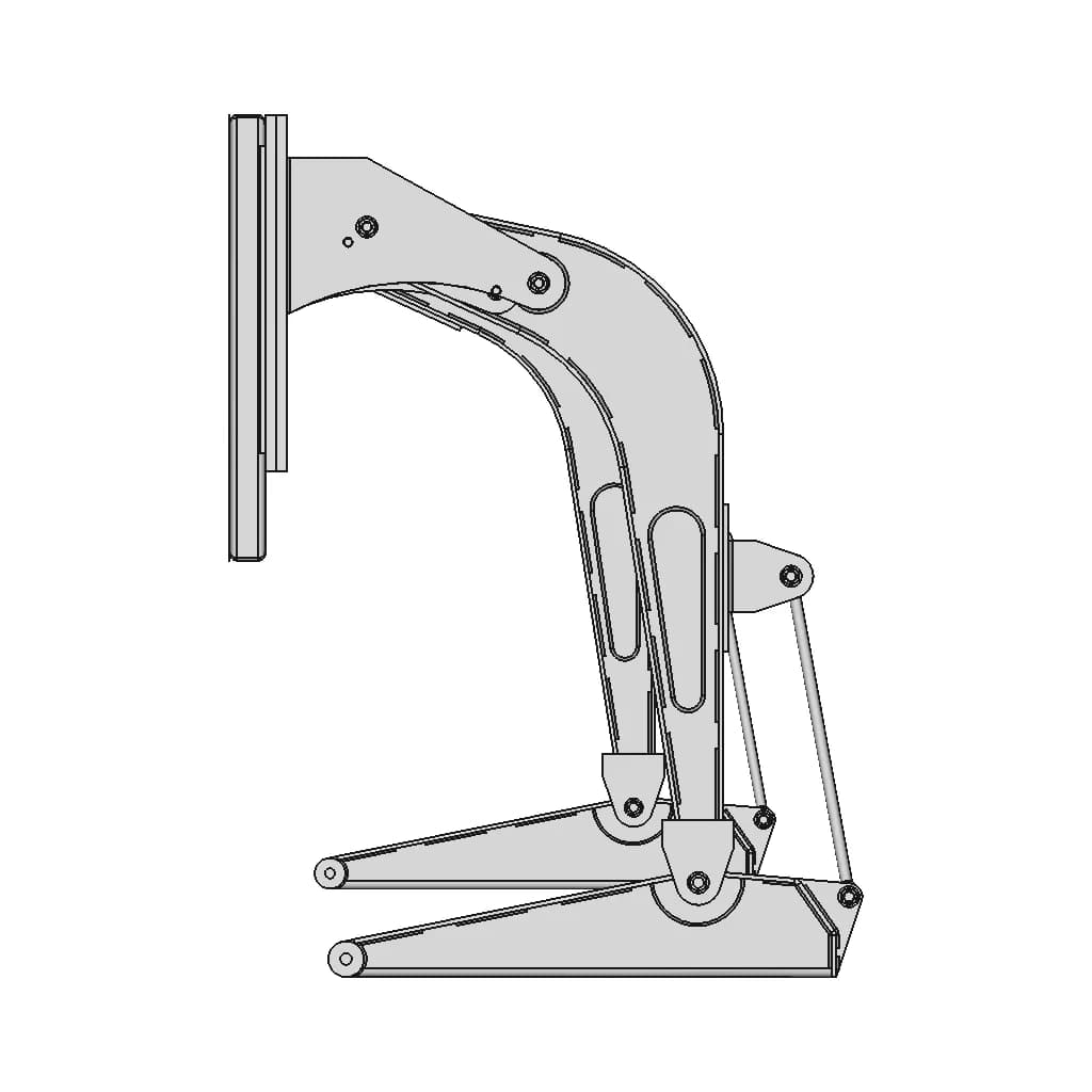 Exavator Arm | High-Quality CAD Model_0_270_degree_snapshot