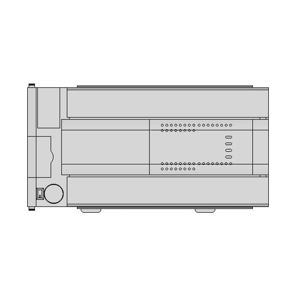 Fx3U 48M - Downloadable CAD Representation_0_0_degree_snapshot