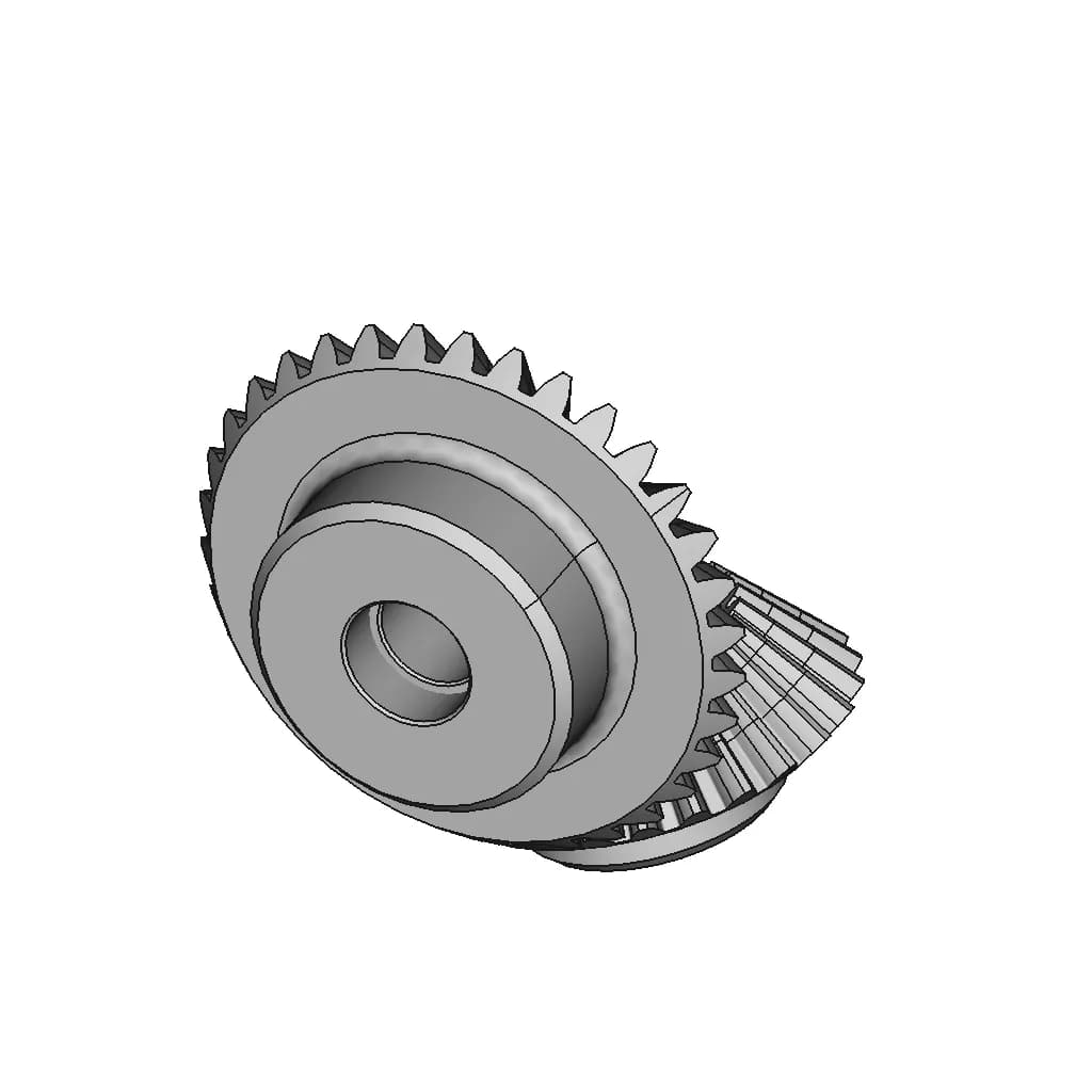 Engrane Conico | 3D Engineering Design File_60_30_degree_snapshot