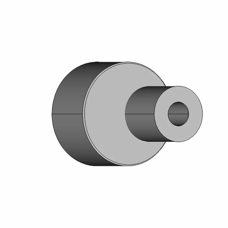 Pneumatic Wankel Engine 2 Rotor - Standard Mechanical Component