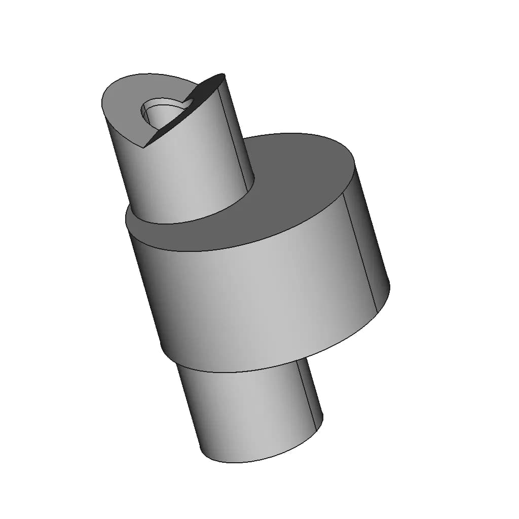Pneumatic Wankel Engine 2 Rotor - Standard Mechanical Component_60_30_degree_snapshot